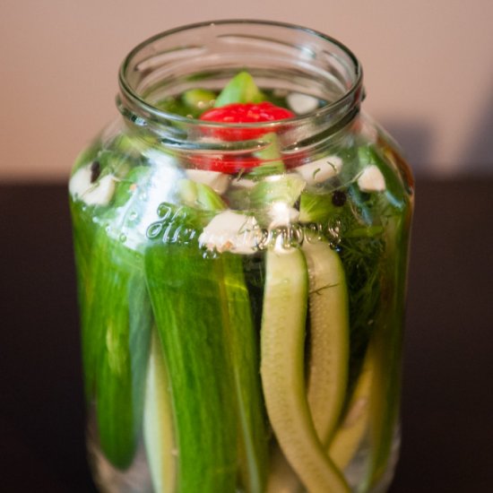 Refrigerator Dill Pickles