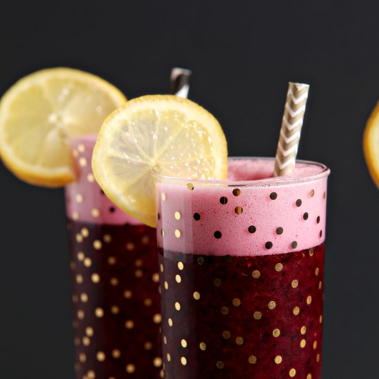 Spiked Blueberry Lemonade