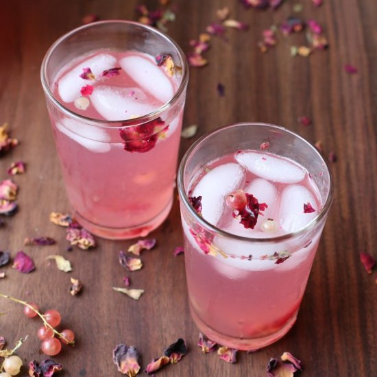 Currant & Rosewater Lemonade