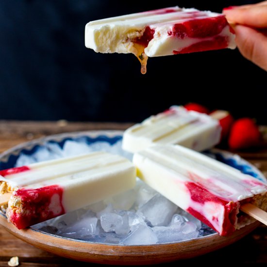 Honey Filled Breakfast Popsicles