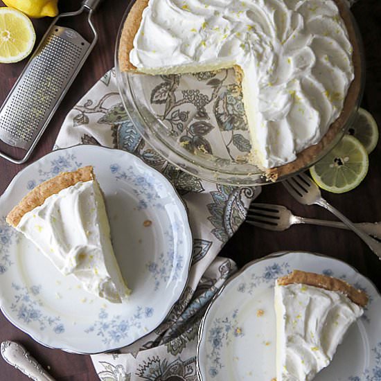 Low Carb Lemon Curd Pie