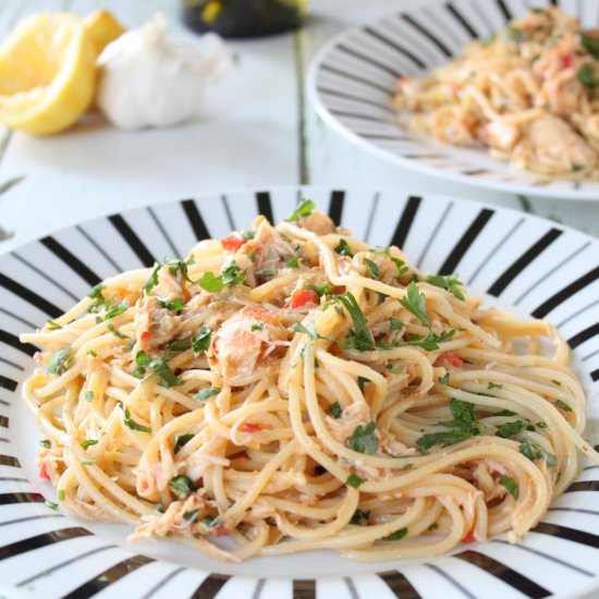 Crab Linguine