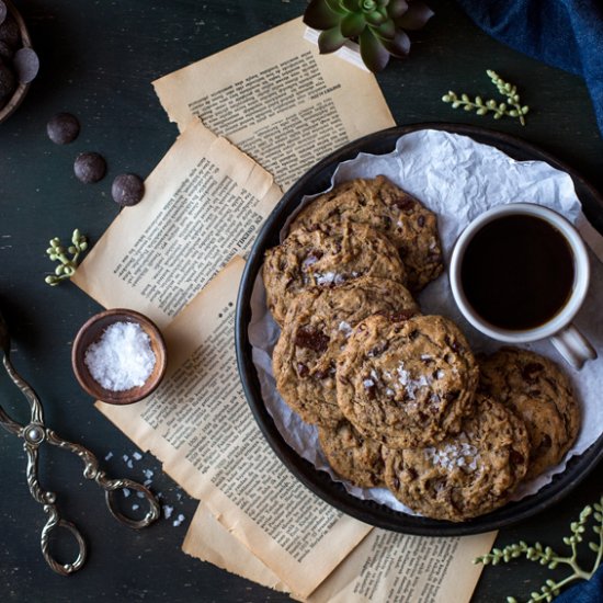 Chocolate Chip Cookies with Sea Salt