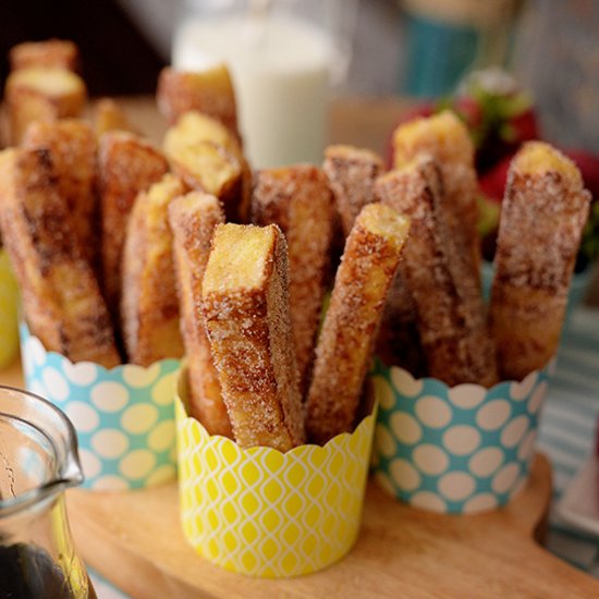 Cinnamon French Toast Sticks