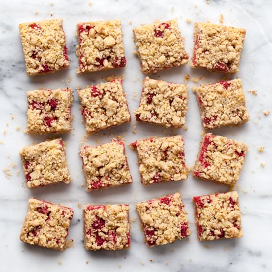 Raspberry Crumble Bars