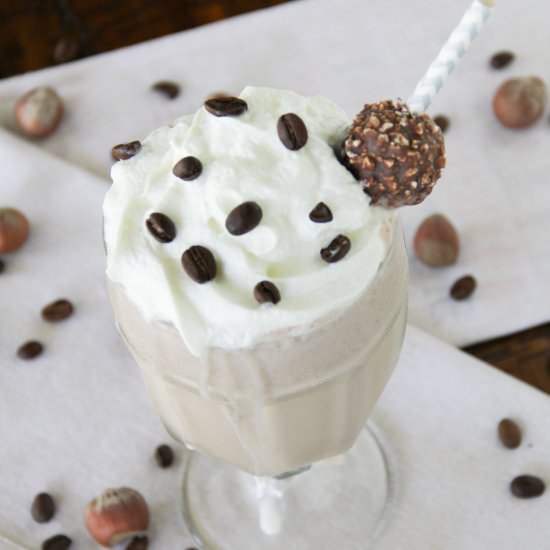 Chocolate Hazelnut Coffee Milkshake