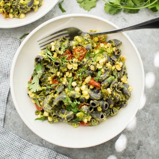 Chipotle Cilantro Pesto Pasta