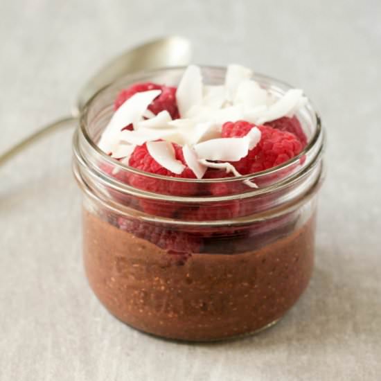 Chocolate Chia Breakfast Pudding