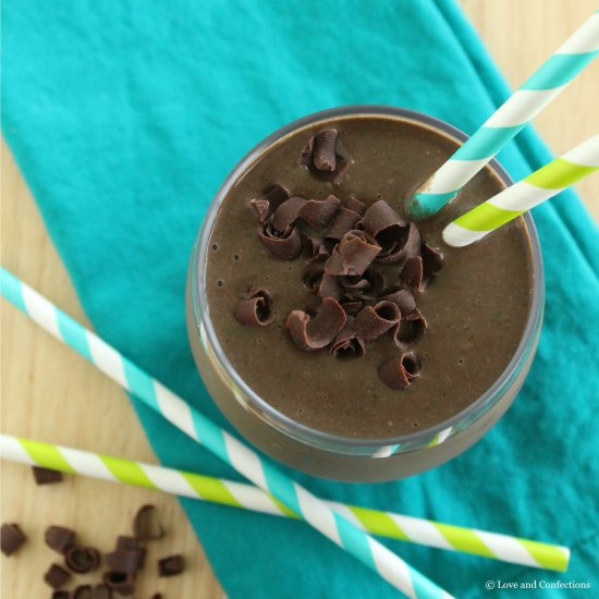 Dark Chocolate Green Smoothie