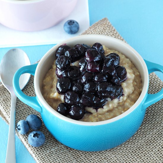 Blueberry Muffin Batter Oatmeal