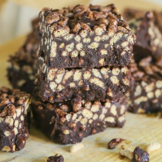 Almond Butter Chocolate Crunch Bars