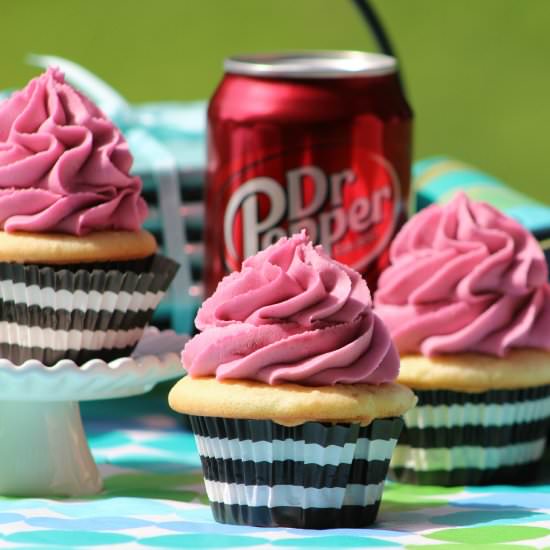 Dr. Pepper Cupcakes