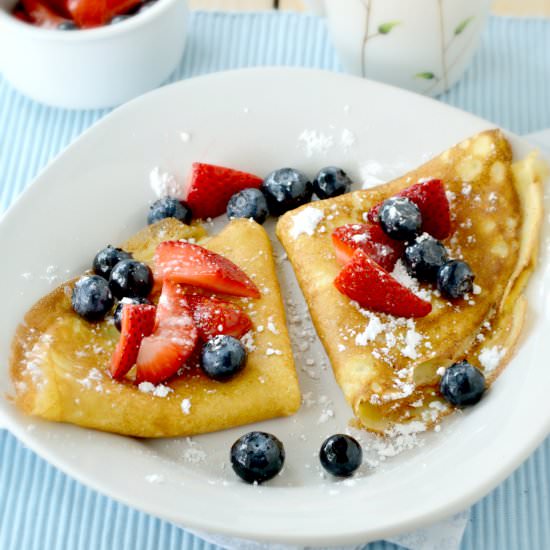 Crepes with Berries