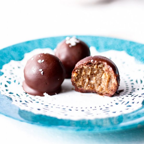 Banana Coconut Chocolate Bon Bons