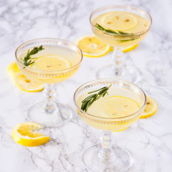 Spiked Rosemary Lemonade