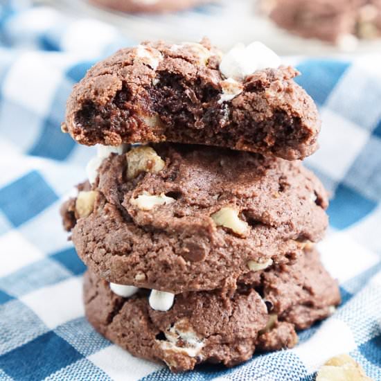 Rocky Road Pudding Cookies