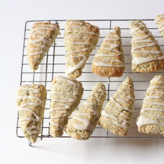 Lemon Poppy Seed Scones