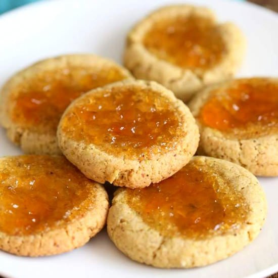 Pistachio Apricot Thumbprints