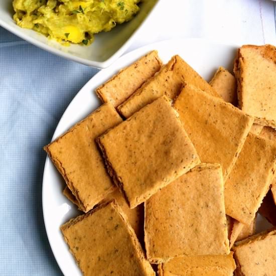 Coconut Herb Crackers/Biscuits