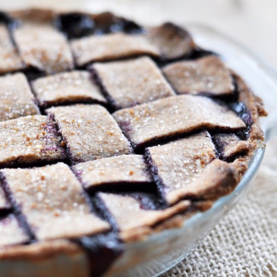 Vegan Blueberry Pie