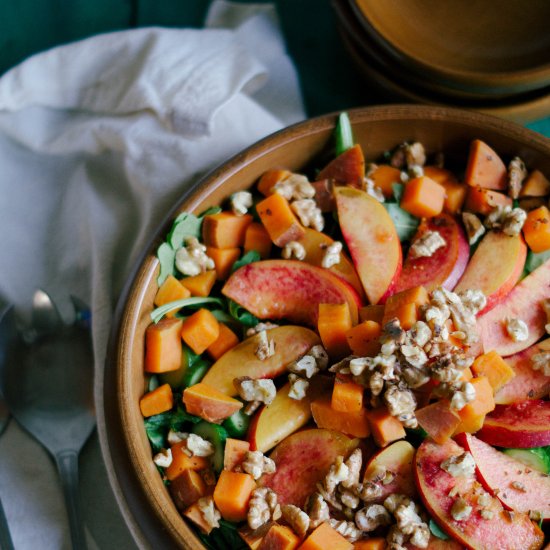 Summer Salad w Garlic Lime Dressing