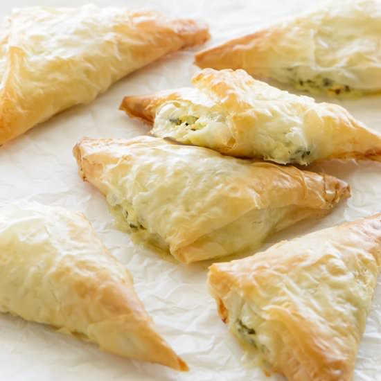 Sun-dried Tomato Spinach Phyllo