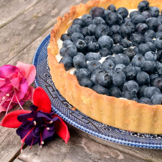 Low-Carb Blueberry Tart