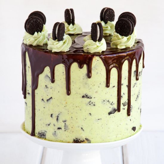 Mint Cookies ‘N Cream Cake