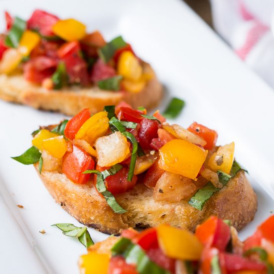 Tomato Basil Bruschetta