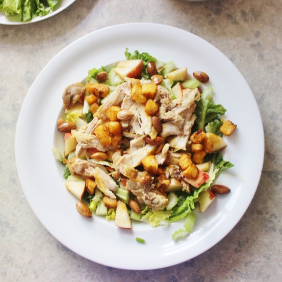 Pulled Chicken and Plantain Salad