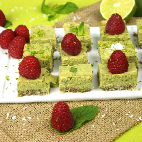 Raw Mojito Squares