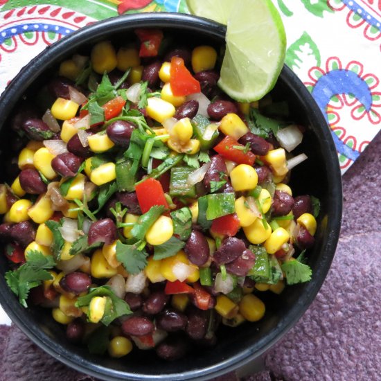 Southwest Black Bean and Corn Salsa