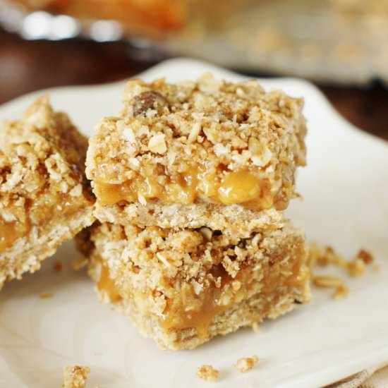 Caramel-Walnut Bars