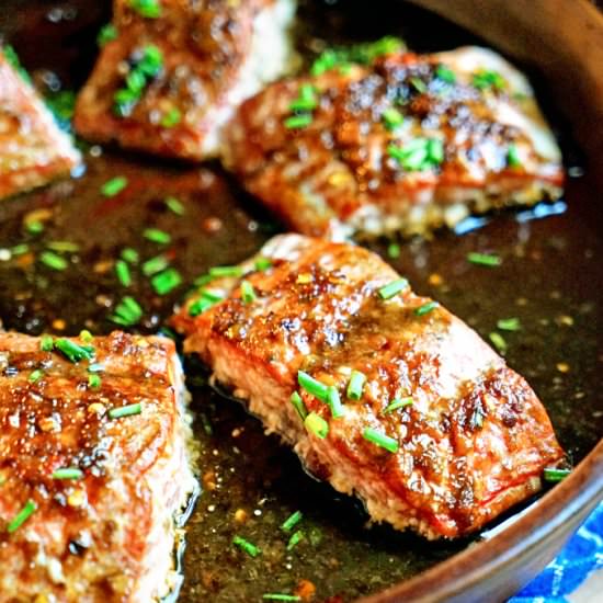 Thai Sweet Chili Glazed Salmon