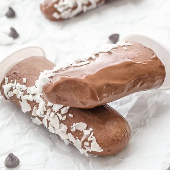 Coconut Mocha Fudgesicles