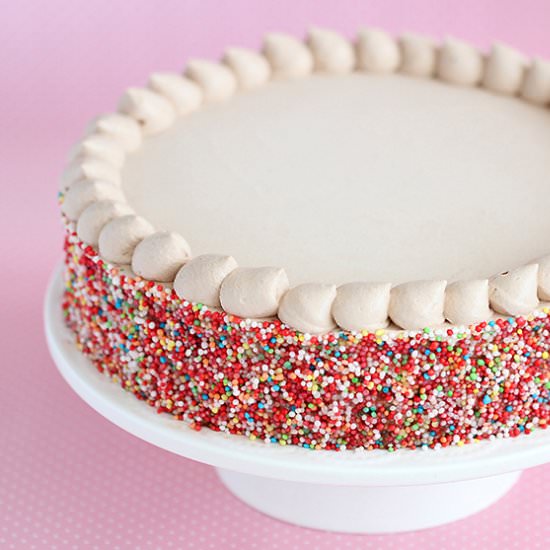 Milk Chocolate Sprinkles Cake