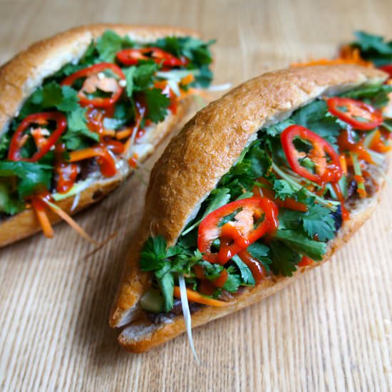 Vietnamese BBQ Pork Bánh Mì