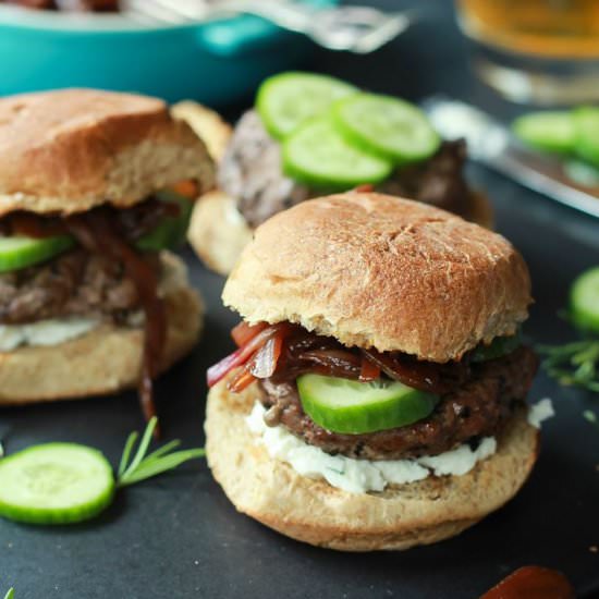 Grilled Lamb Burgers