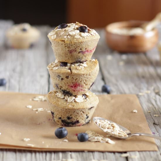 Oat Blueberry Muffins