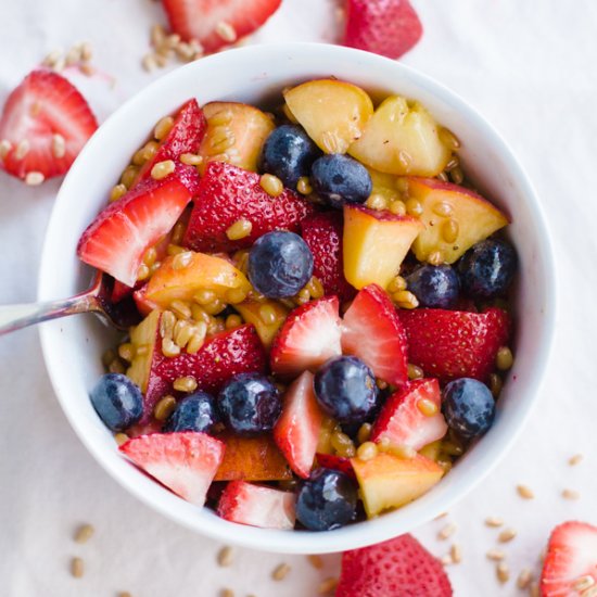 Wheat Berry Fruit Salad