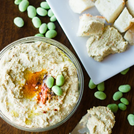 Soybean & Roasted Red Pepper Hummus