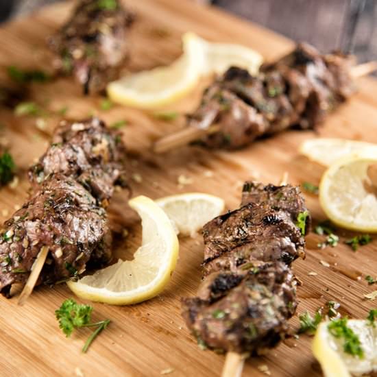 Mediterranean Beef Skewers