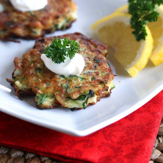 Italian Zucchini Fritters