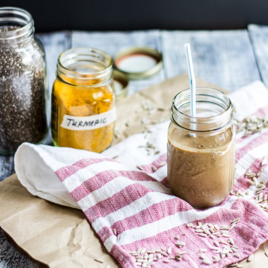 Chocolate Turmeric Smoothie