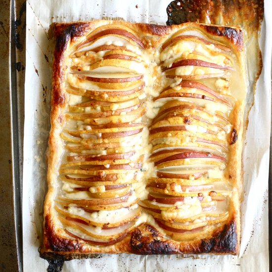 Pear Gorgonzola Tart