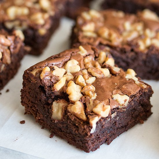 Double Chocolate Fudge Brownies