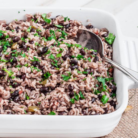 Cuban rice and beans