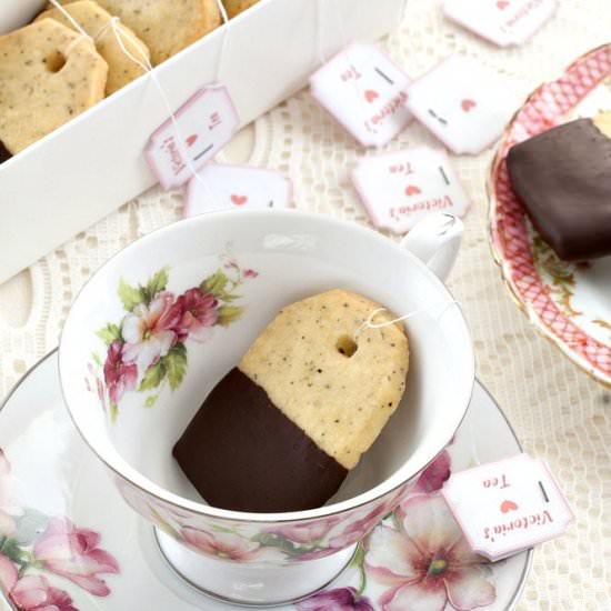 Earl Grey and Chocolate Shortbread