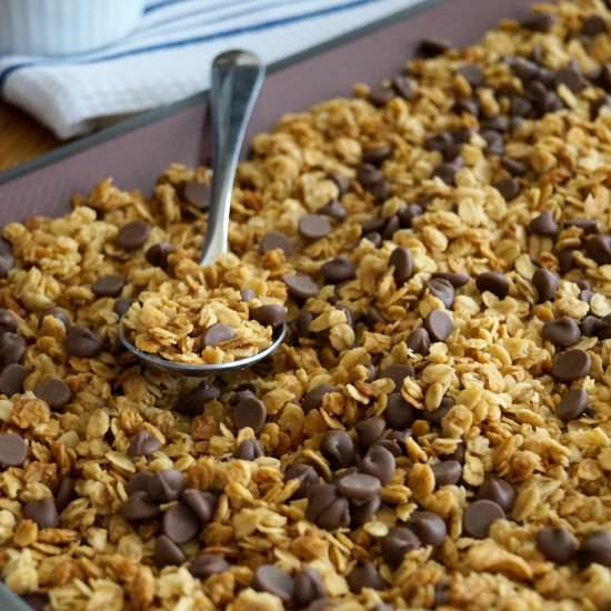 Peanut Butter Chocolate Granola