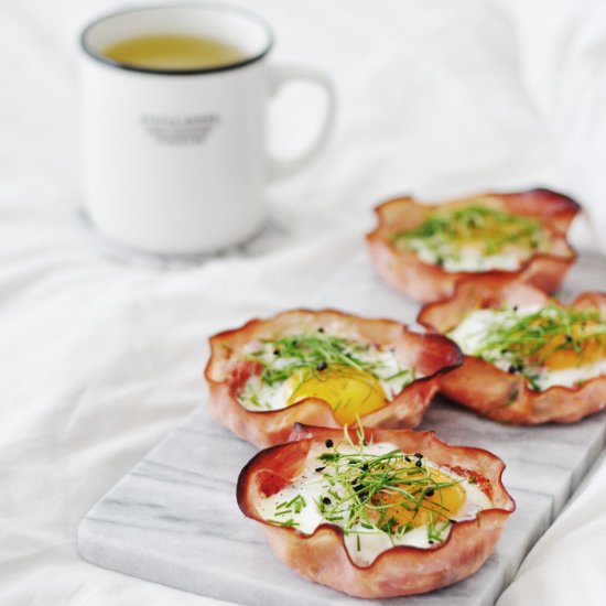 Eggmuffins with Ham